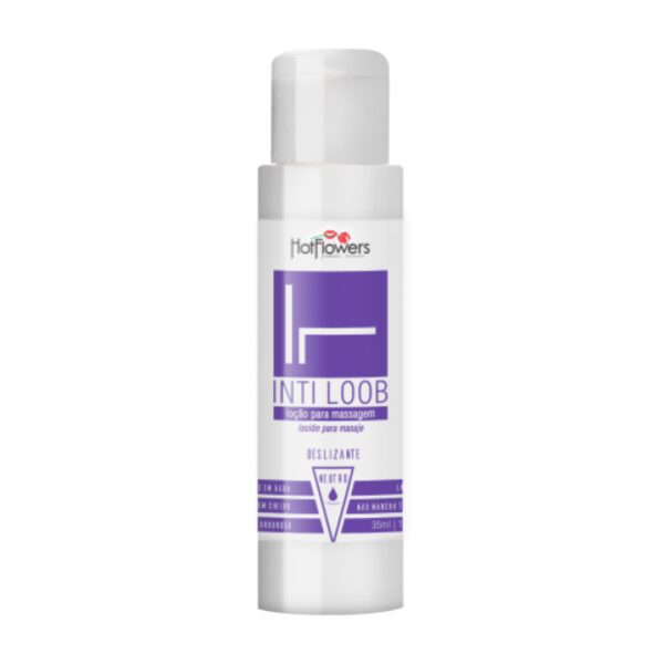 LUBRIFICANTE ÍNTIMO INT LOOB NEUTRO - LOÇÃO 35 ML - HOT FLOWERS