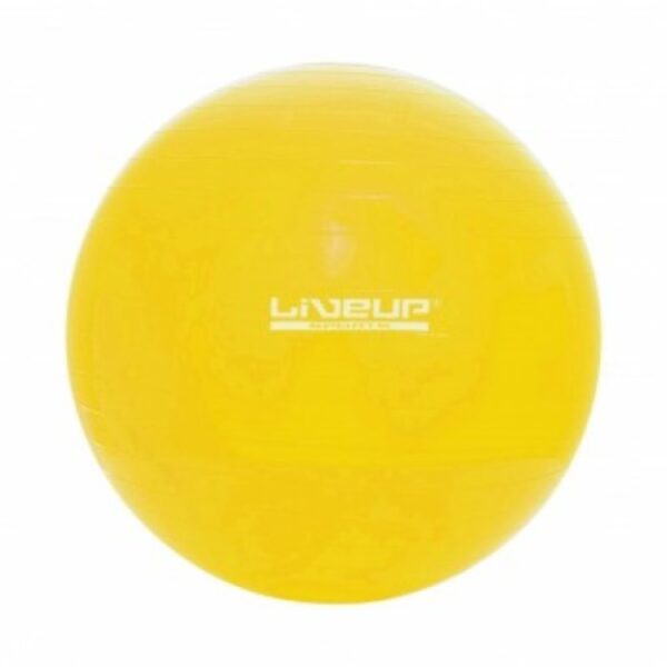 BOLA DE PILATES - 75 CM AMARELA - LIVEUP