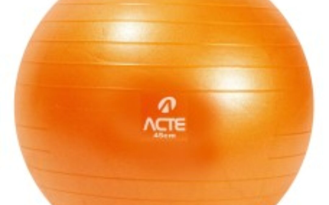 BOLA DE PILATES – 45 CM – LARANJA – ACTE
