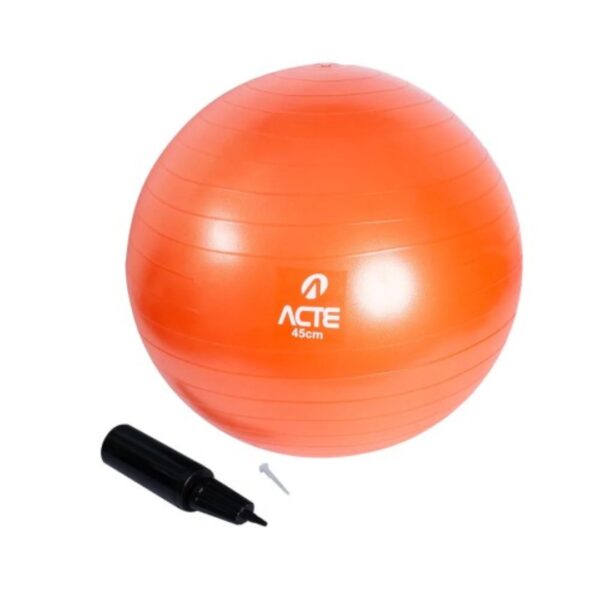 BOLA DE PILATES - 45 CM - LARANJA - ACTE - Imagem 3