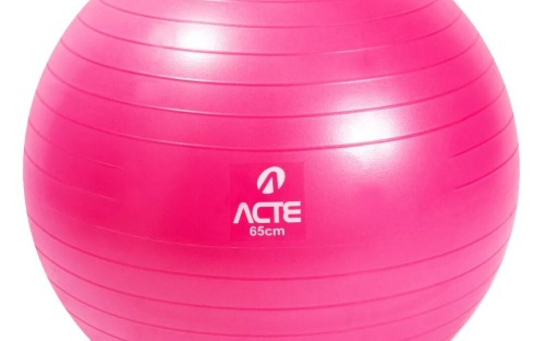 BOLA DE PILATES – 65 CM ROSA – ACTE