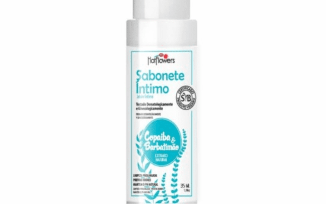 SABONETE LÍQUIDO ÍNTIMO 35 ML COPAÍBA E BARBATIMÃO – HOT FLOWERS