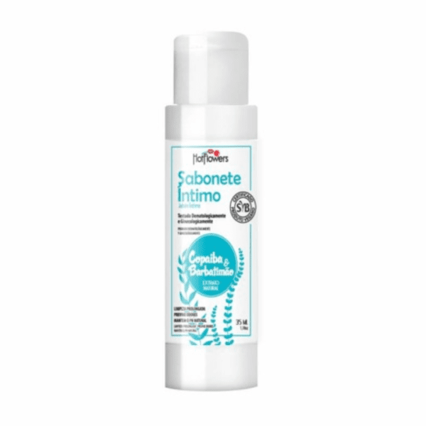 SABONETE LÍQUIDO ÍNTIMO 35 ML COPAÍBA E BARBATIMÃO - HOT FLOWERS